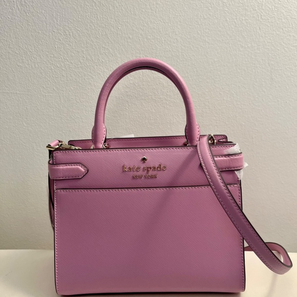 NWT Kate Spade Staci Small Satchel in Pink - Picture 2 of 6